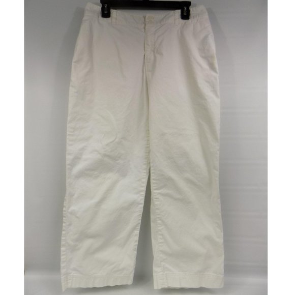 Eddie Bauer Pants - Eddie Bauer White Cotton Pants Size 10